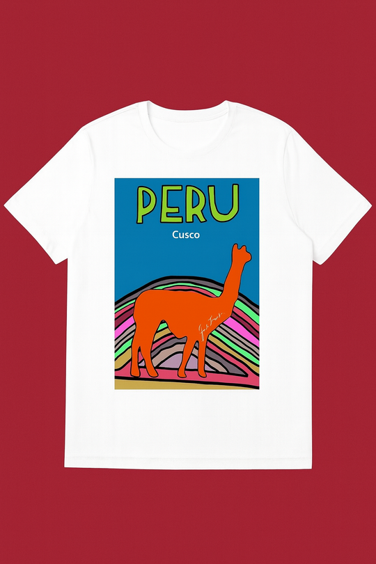 UNISEX T SHIRT WITH CUSCO DESIGN