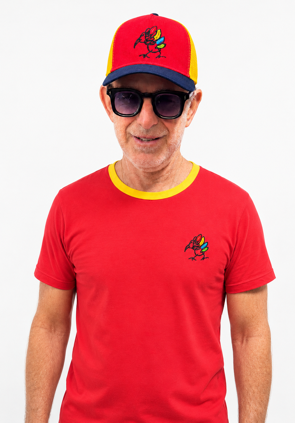 Gorra unisex Roja con diseño de Juan de Lascurain