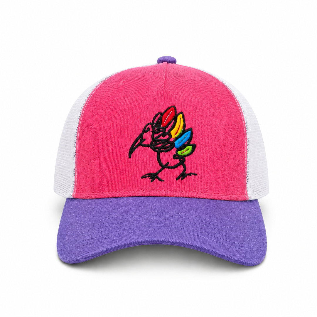 Gorra unisex Rosa con diseño original de Juan de Lascurain