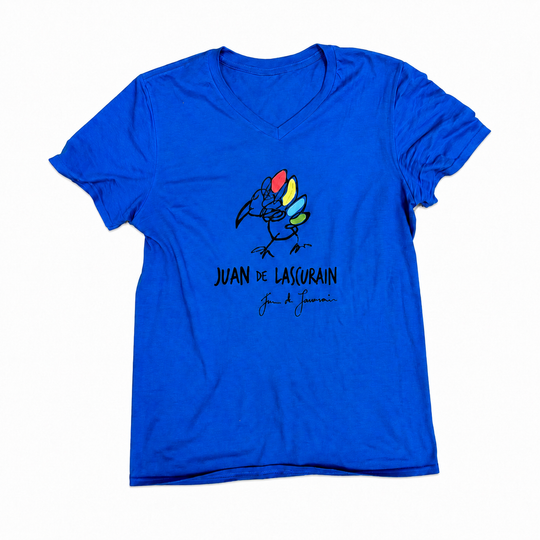 Playera unisex con logo de marca Juan de Lascurain