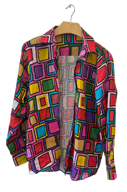 Long sleeve ¨Squares¨shirt