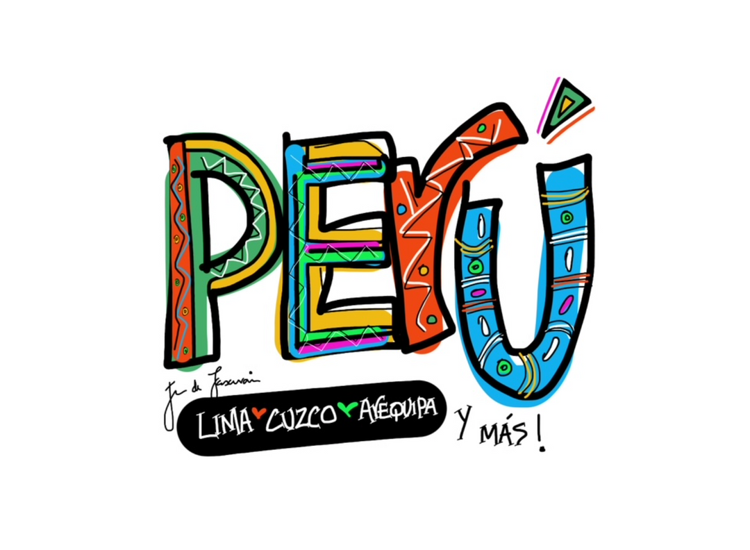 UNISEX T SHIRT WITH PERU DESIGN