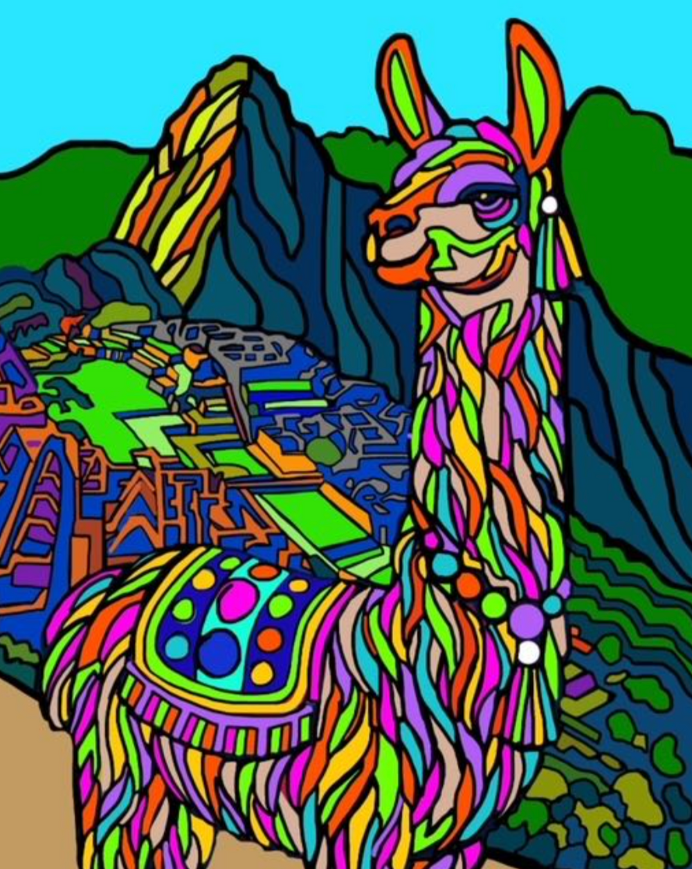 MACHU PICHU UNISEX T SHIRT