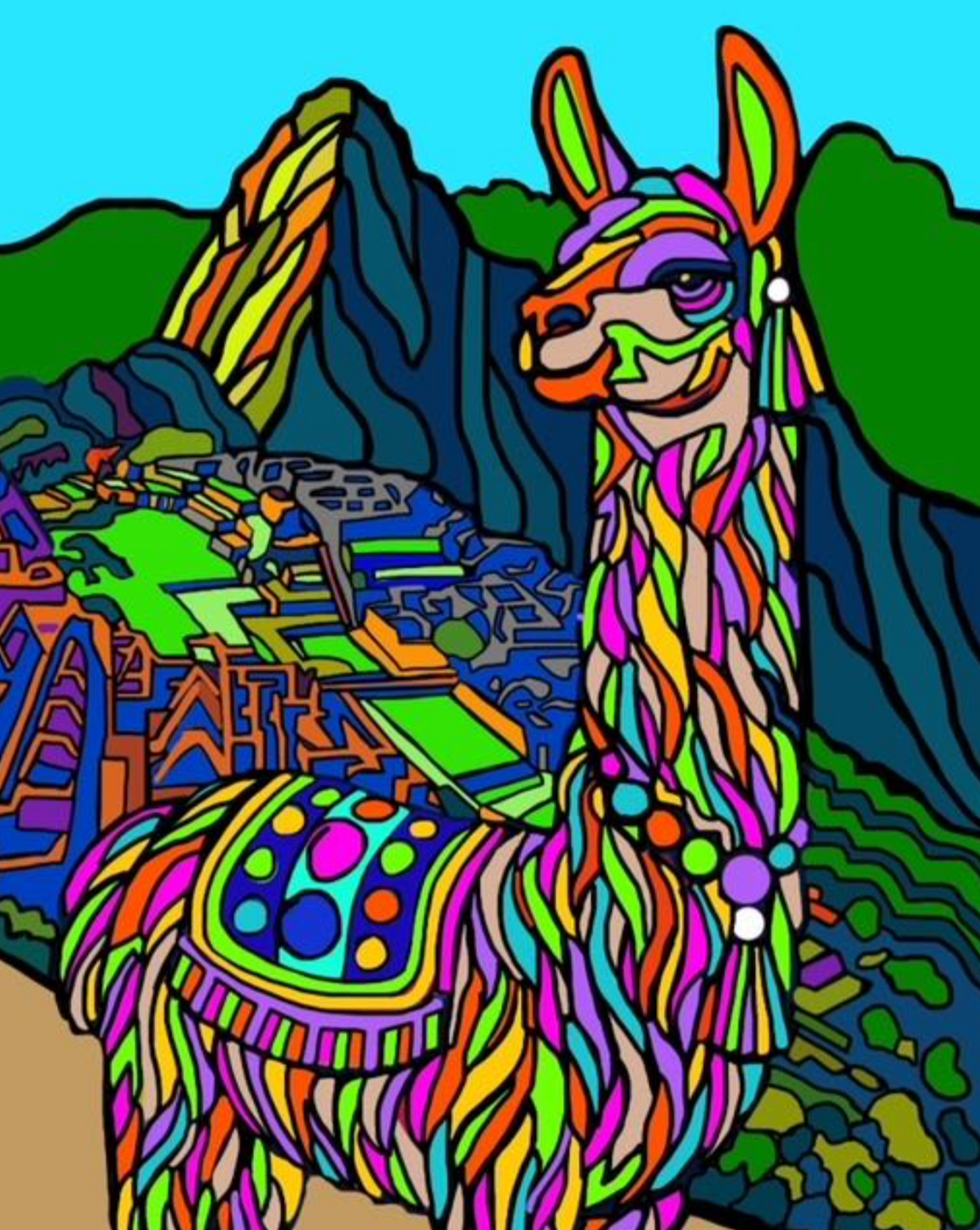 MACHU PICHU UNISEX T SHIRT