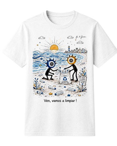Sol & Sole unisex T shirt - Ven, vamos a limpiar !