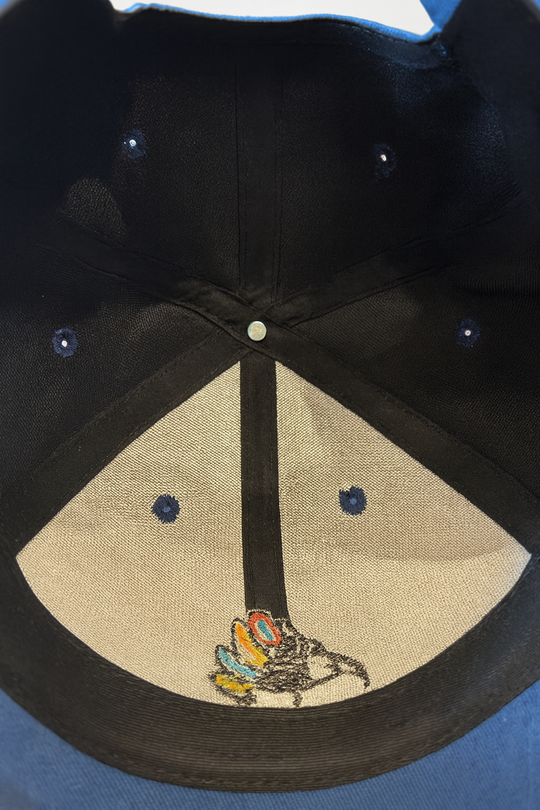 GORRA BLUE CON LOGO DE JUAN DE LASCURAIN