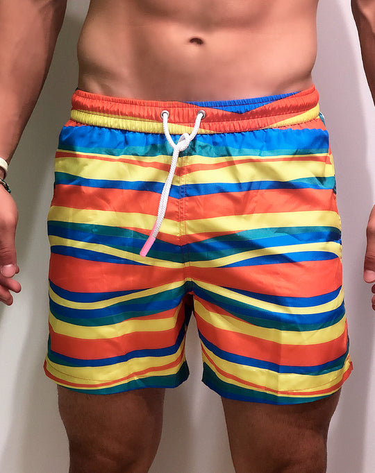 Righe swimsuit Multicolor