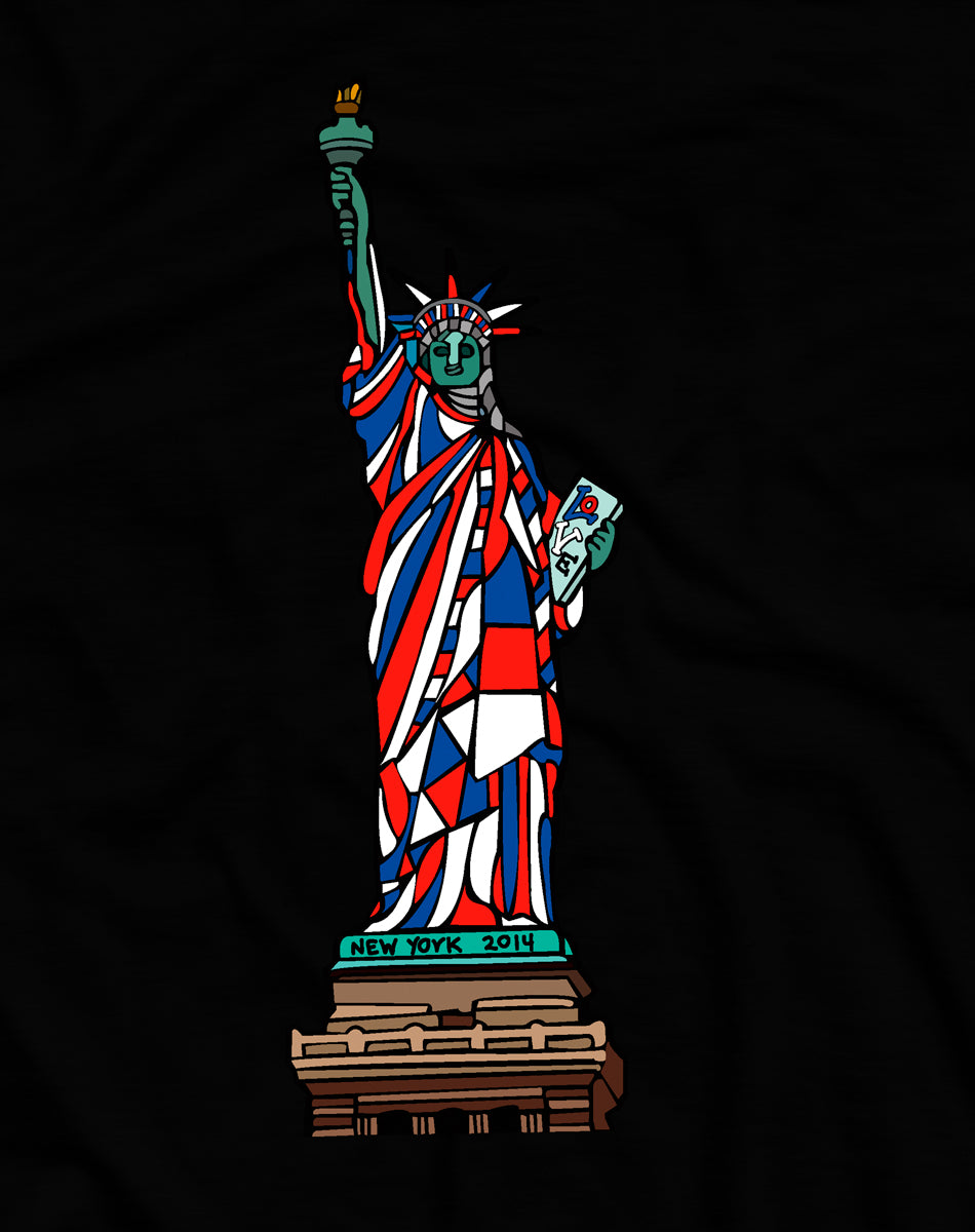 Playera The statue of liberty