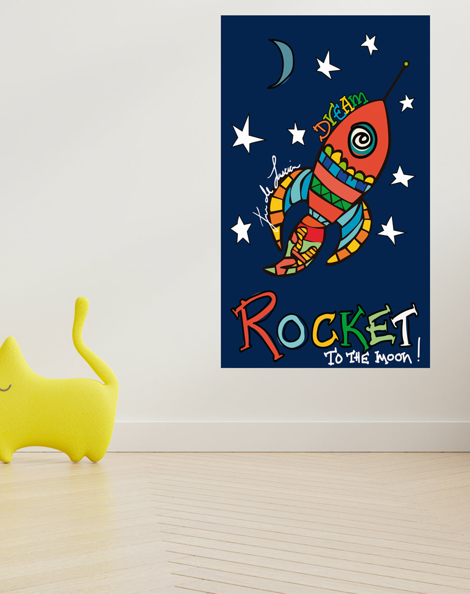 Rocket art painting